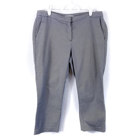 Katherine Barclay Flat Front Capri Pants Size 6 - Picture 1 of 5